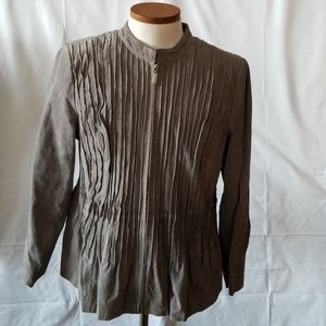 Grey Suede Bradley Jacket